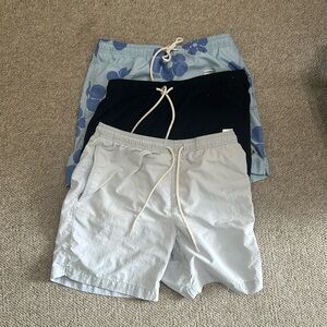 3 men’s bathing suits - men’s small